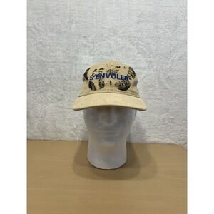 Vintage Newhattam Corduroy Hat S'Envole French Logo Dad Cap Adjustable